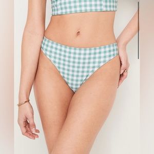 NWT Mid-Rise Bikini Swim Bottoms for Women